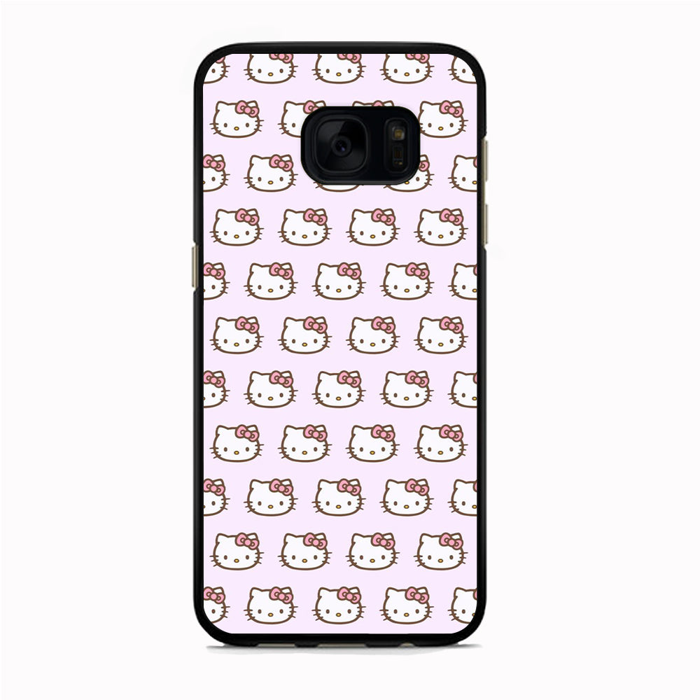 Hello Kitty Doodle Character Samsung Galaxy S7 Edge Case