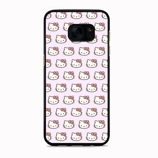 Hello Kitty Doodle Character Samsung Galaxy S7 Edge Case