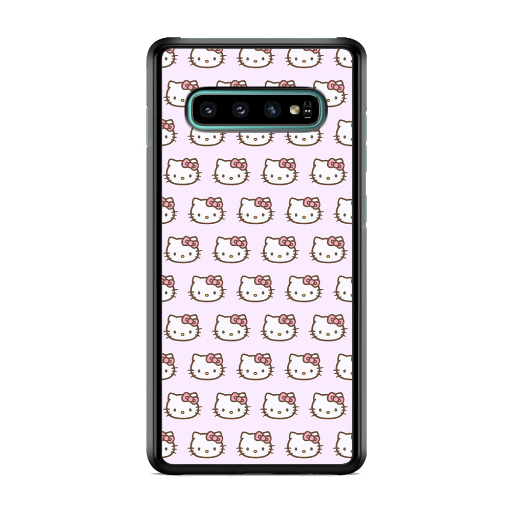 Hello Kitty Doodle Character Samsung Galaxy S10 Case