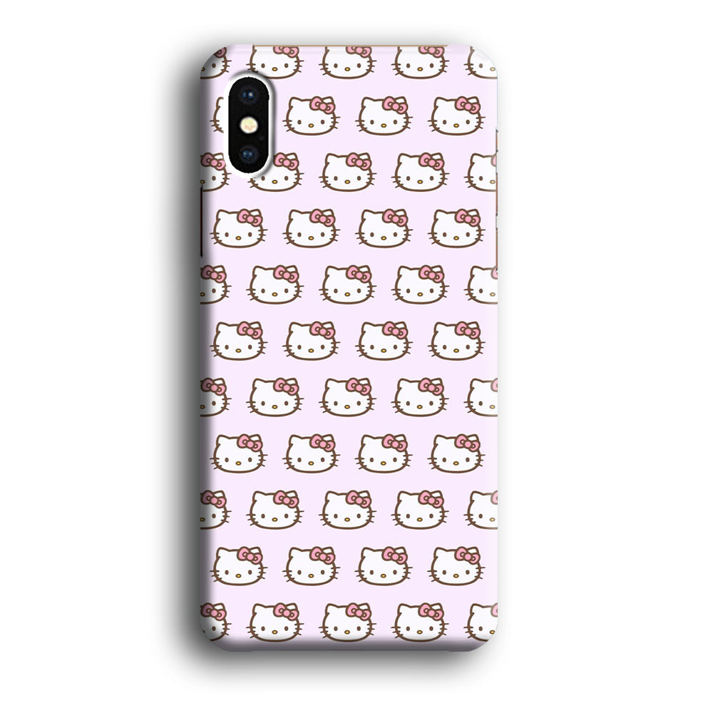 Hello Kitty Doodle Character iPhone X Case