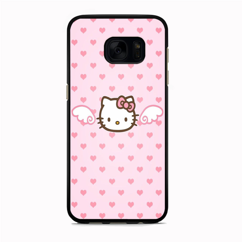 Hello Kitty Love Pink Samsung Galaxy S7 Edge Case