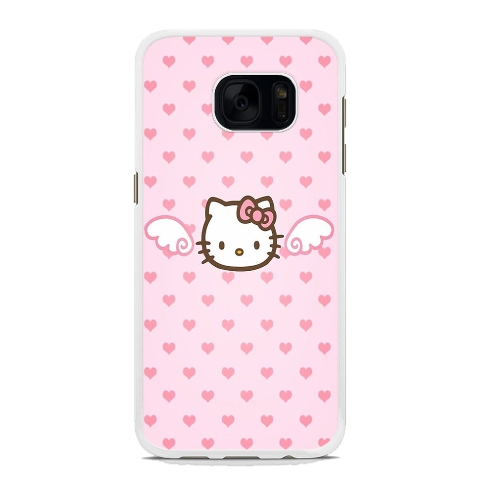 Hello Kitty Love Pink Samsung Galaxy S7 Edge Case