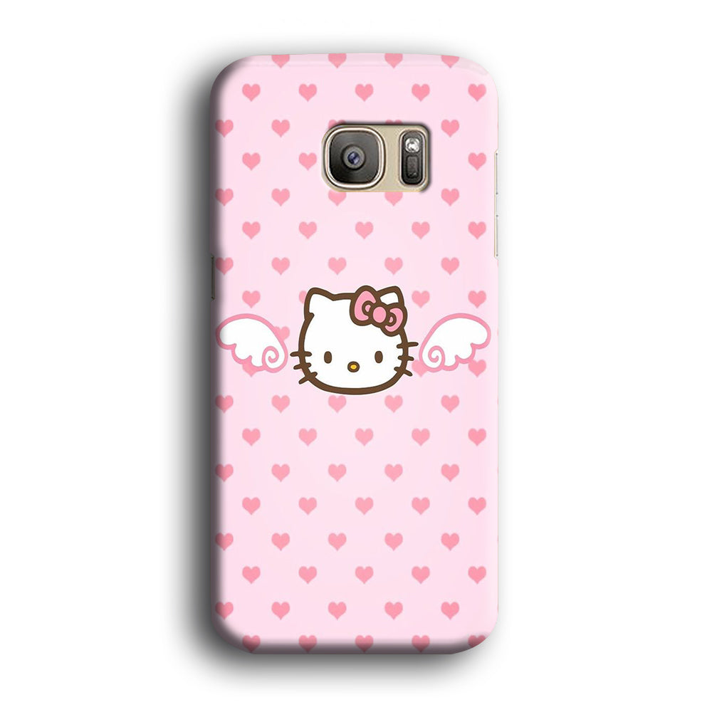 Hello Kitty Love Pink Samsung Galaxy S7 Edge Case