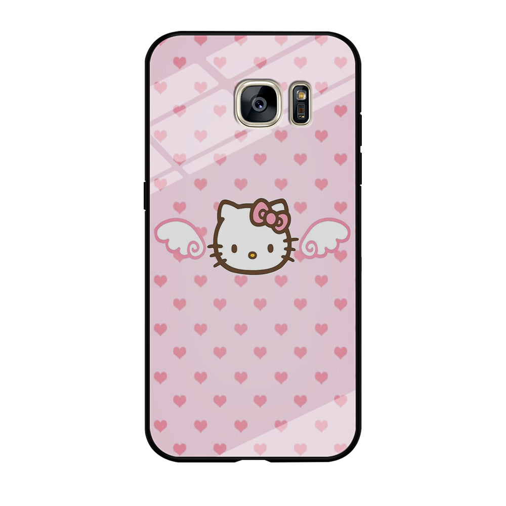 Hello Kitty Love Pink Samsung Galaxy S7 Edge Case
