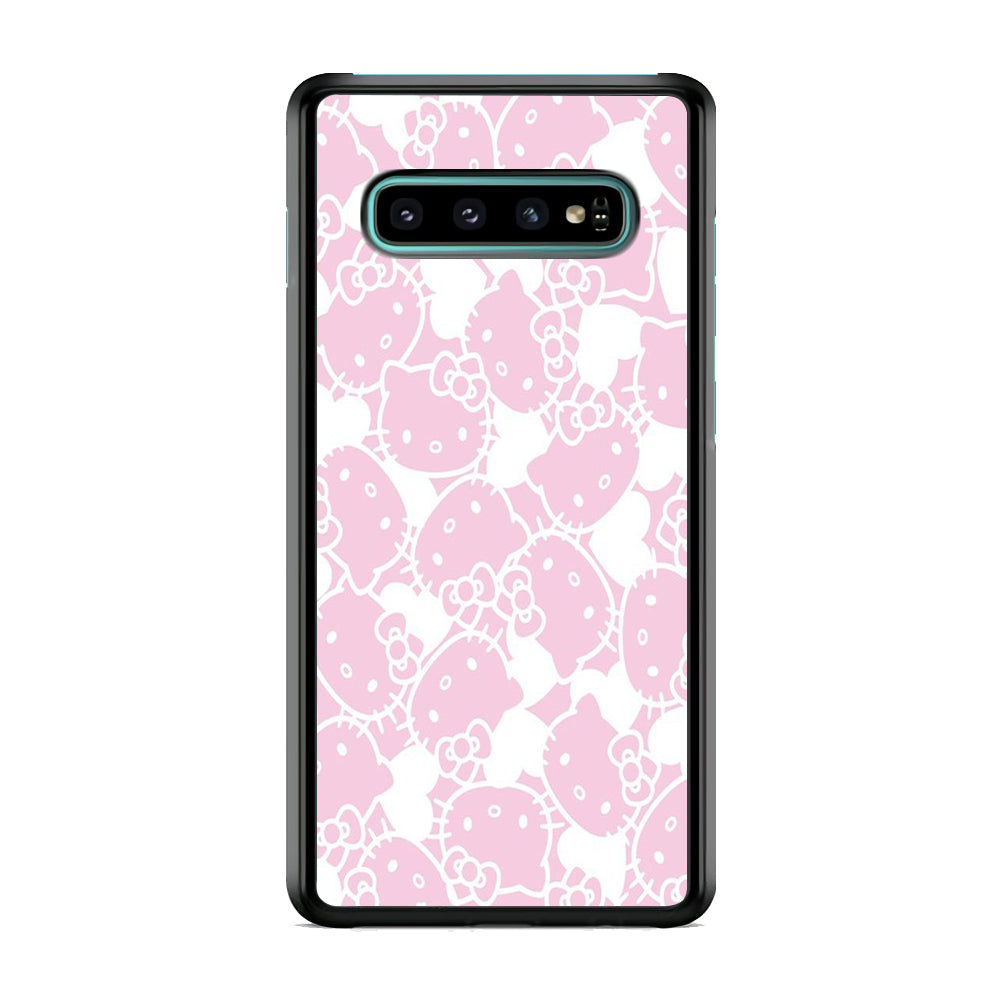 Hello Kitty Pink White Samsung Galaxy S10 Case