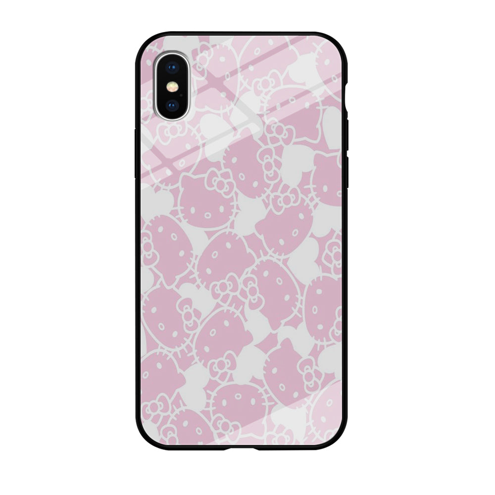 Hello Kitty Pink White iPhone X Case