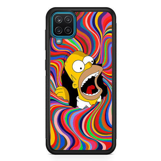 Homer Simpson Screaming Forward Samsung Galaxy A12 Case