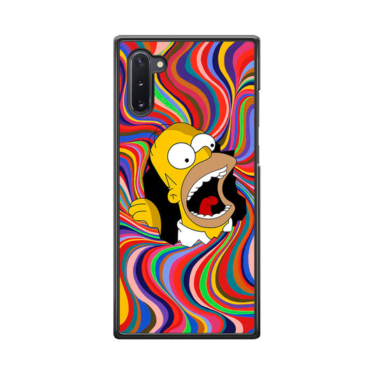 Homer Simpson Screaming Forward Samsung Galaxy Note 10 Case