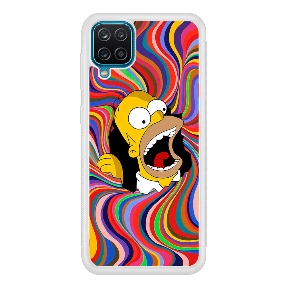 Homer Simpson Screaming Forward Samsung Galaxy A12 Case