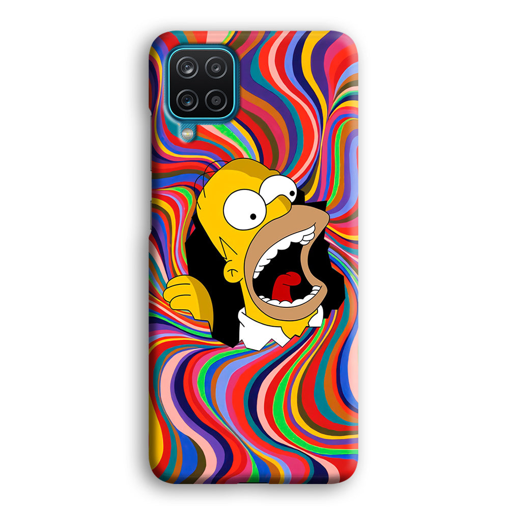 Homer Simpson Screaming Forward Samsung Galaxy A12 Case