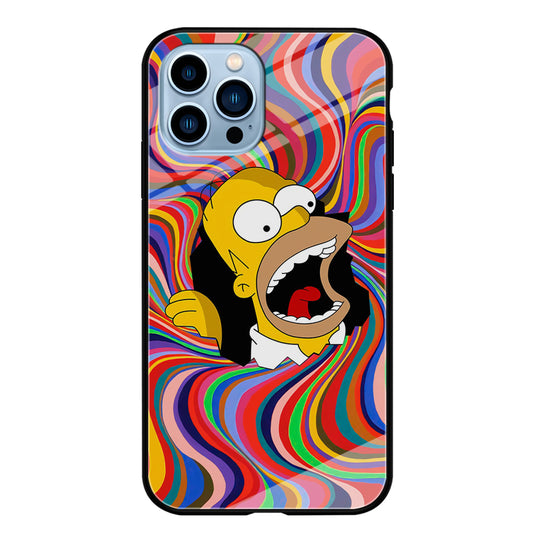 Homer Simpson Screaming Forward iPhone 13 Pro Max Case