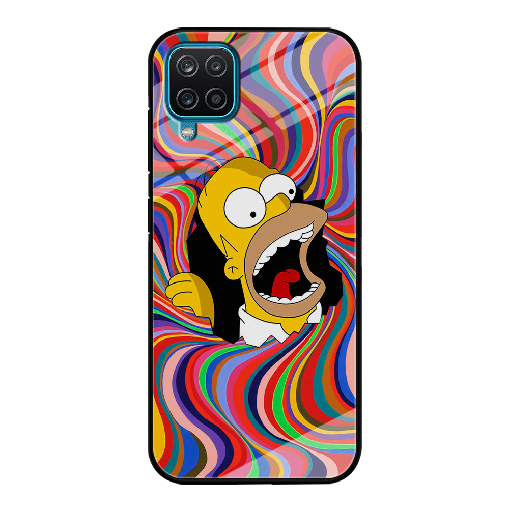 Homer Simpson Screaming Forward Samsung Galaxy A12 Case