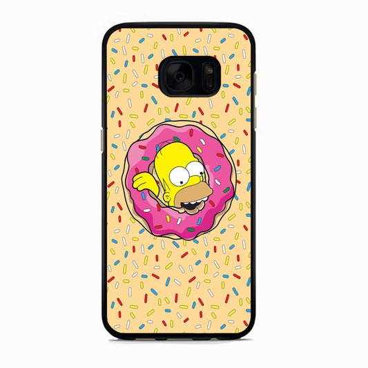 Homer Simpson Donut Dreams Samsung Galaxy S7 Edge Case