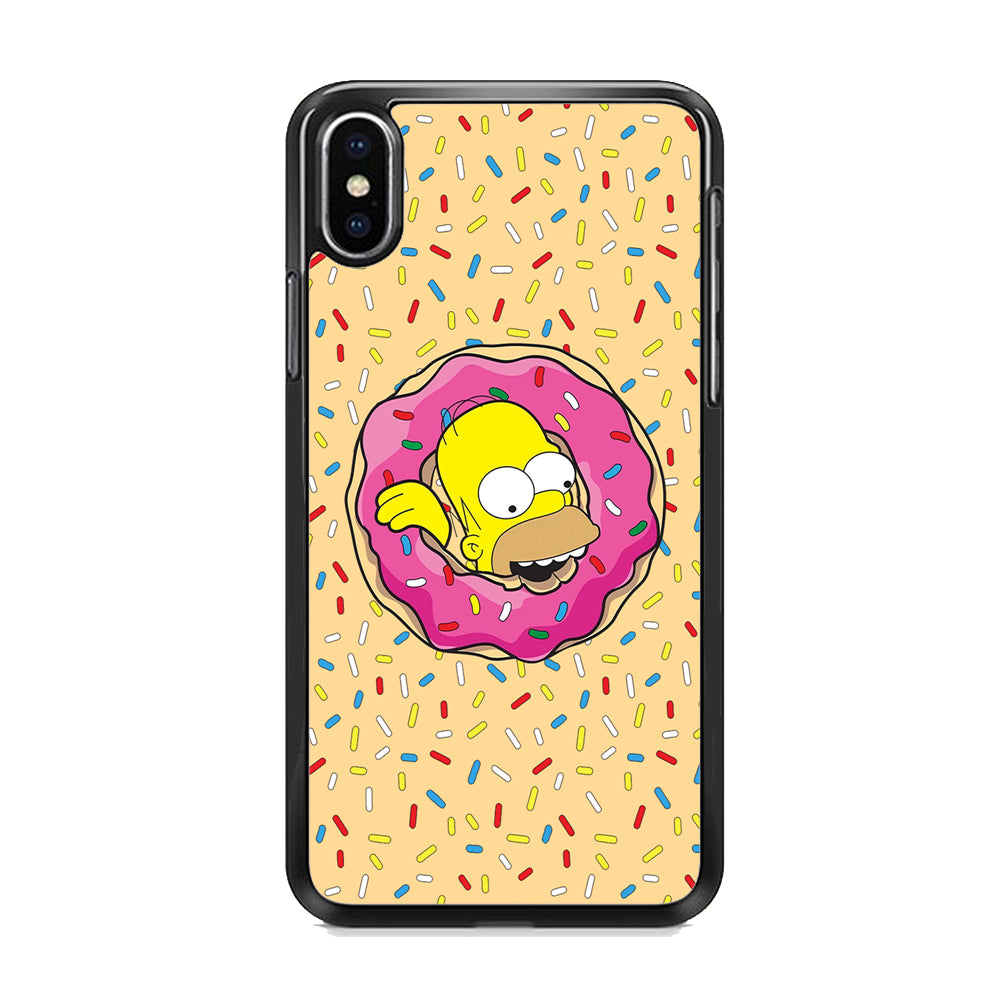 Homer Simpson Donut Dreams iPhone X Case