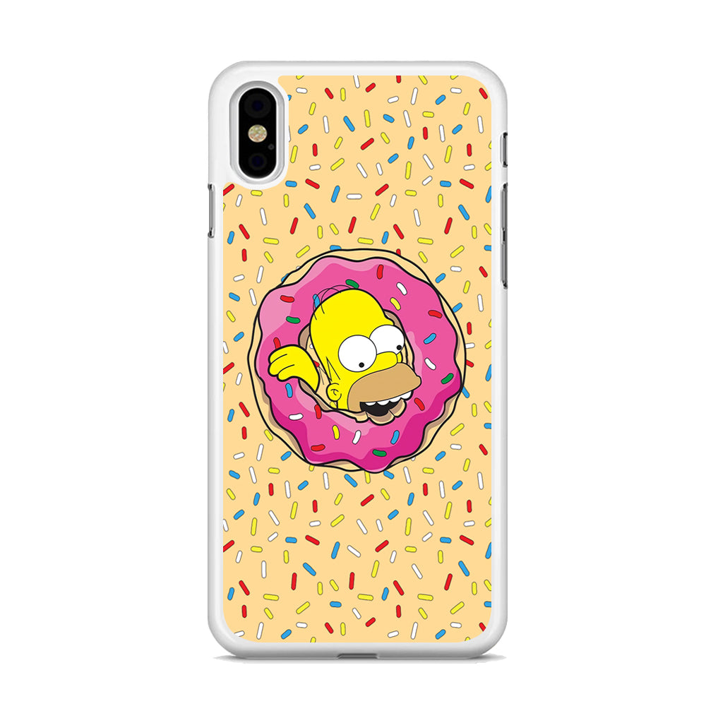 Homer Simpson Donut Dreams iPhone X Case