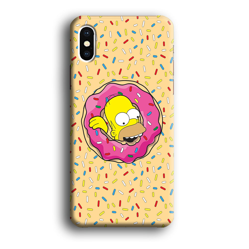 Homer Simpson Donut Dreams iPhone X Case