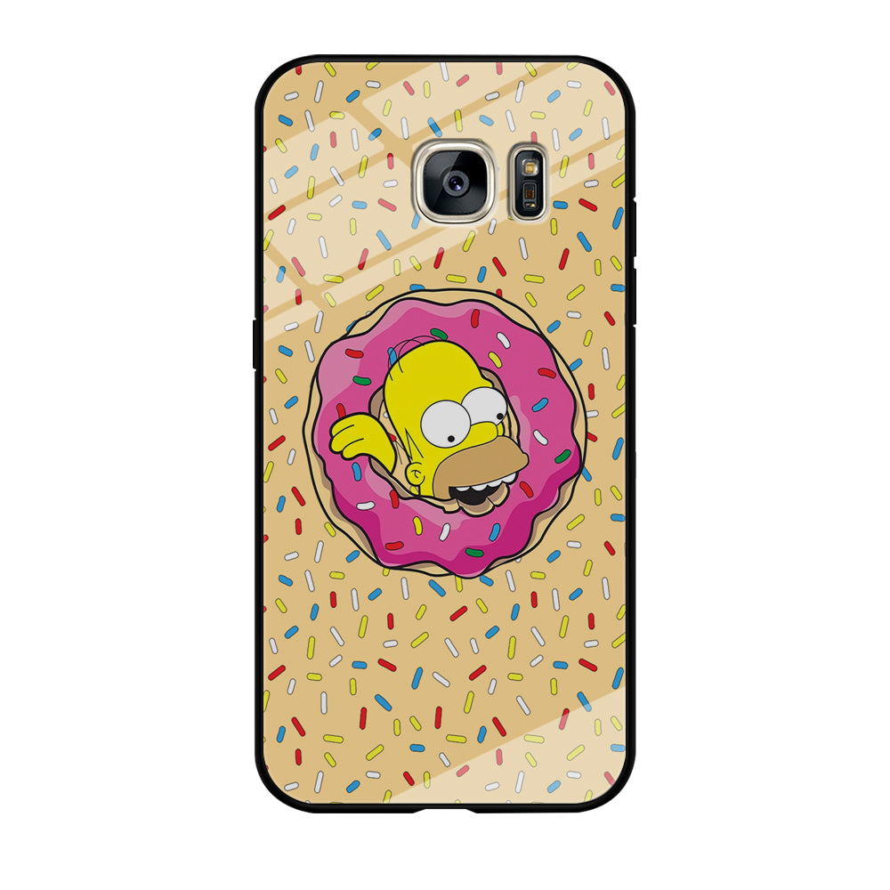 Homer Simpson Donut Dreams Samsung Galaxy S7 Edge Case