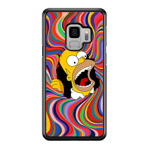Homer Simpson Screaming Forward Samsung Galaxy S9 Case