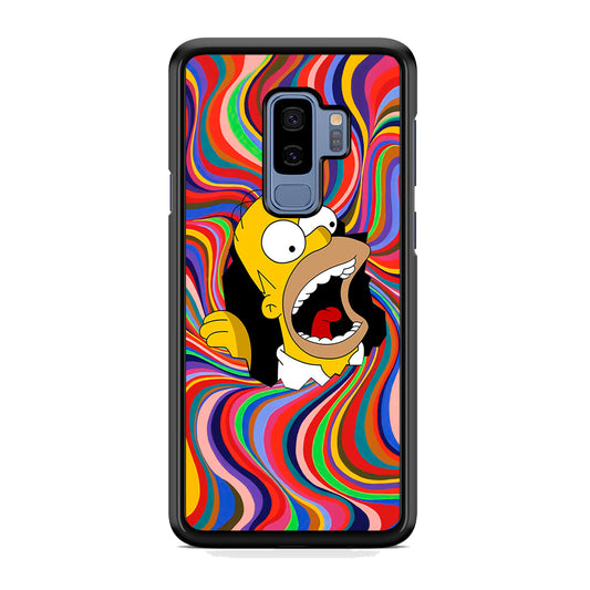 Homer Simpson Screaming Forward Samsung Galaxy S9 Plus Case