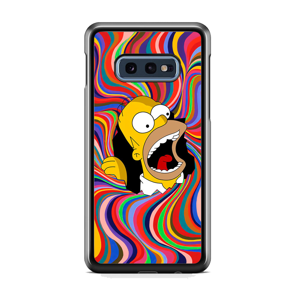 Homer Simpson Screaming Forward Samsung Galaxy S10E Case