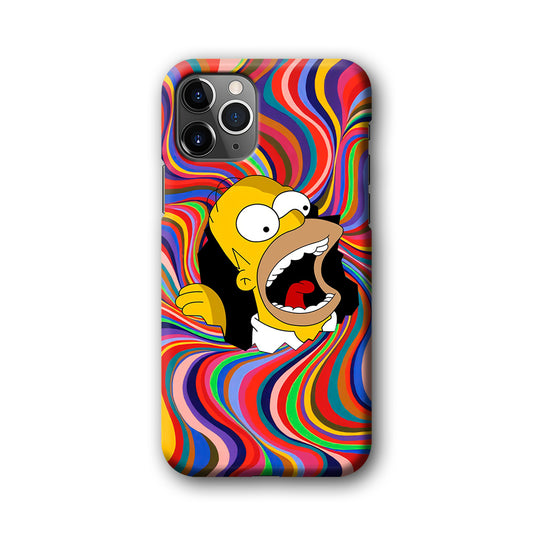 Homer Simpson Screaming Forward iPhone 11 Pro Max Case