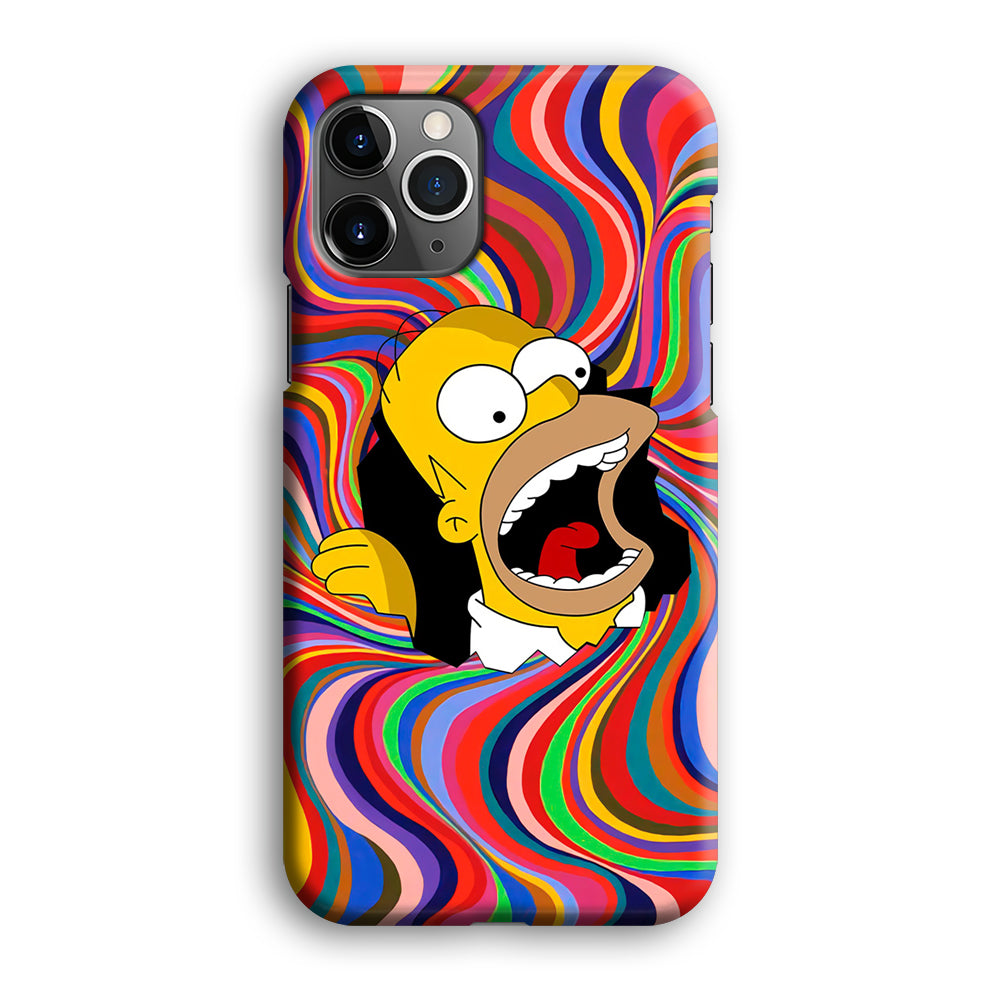 Homer Simpson Screaming Forward iPhone 12 Pro Case