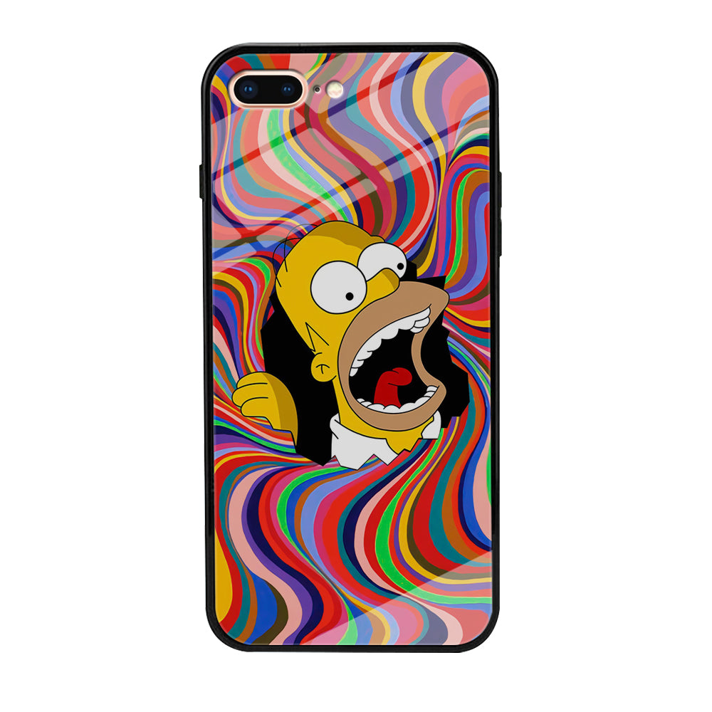 Homer Simpson Screaming Forward iPhone 7 Plus Case