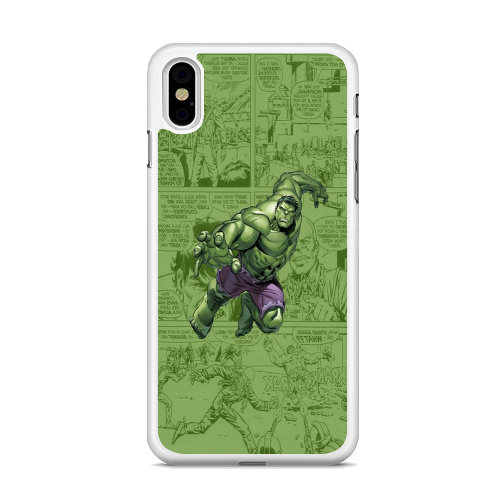Hulk Comic iPhone XS MAX Case