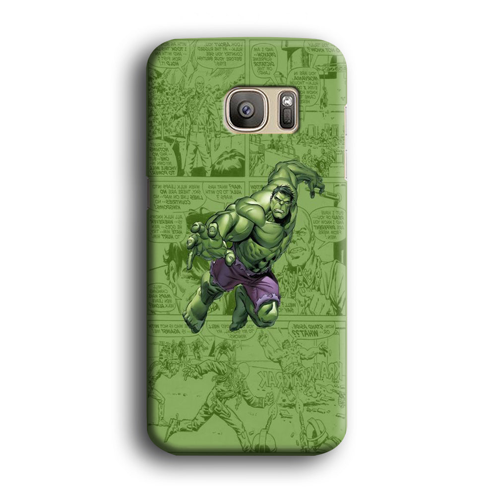 Hulk Comic Samsung Galaxy S7 Edge Case