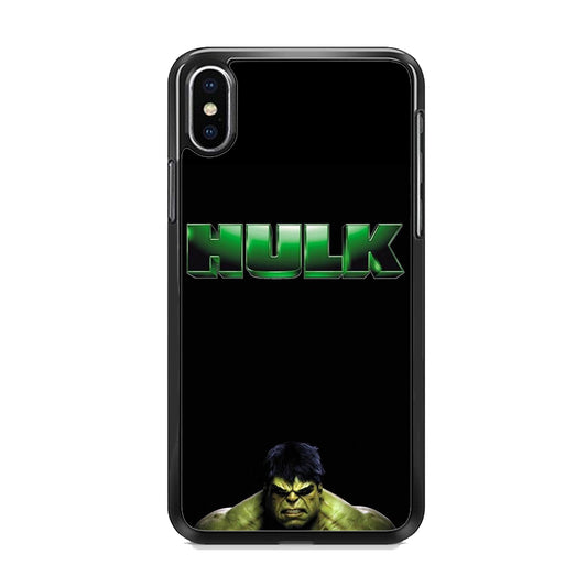 Hulk Neon Logo iPhone X Case
