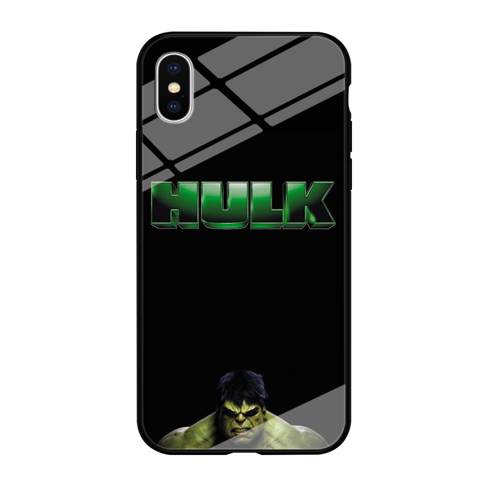 Hulk Neon Logo iPhone X Case
