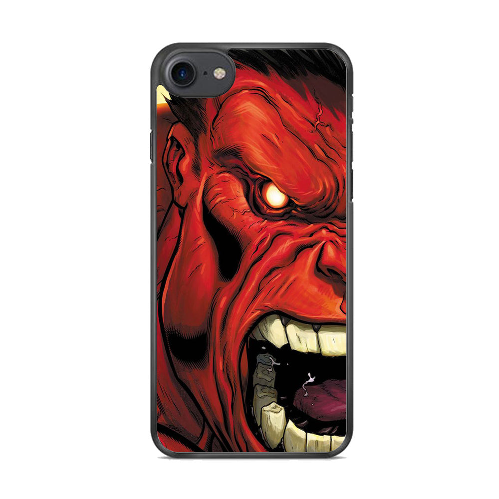Hulk Red Half Face iPhone 7 Case