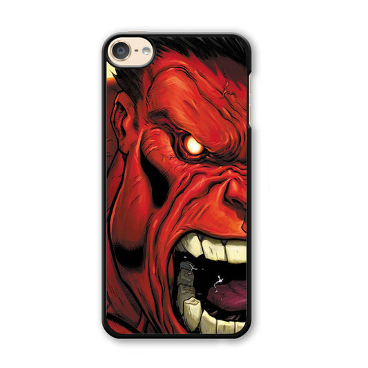 Hulk Red Half Face iPod Touch 6 Case - Carneyforia