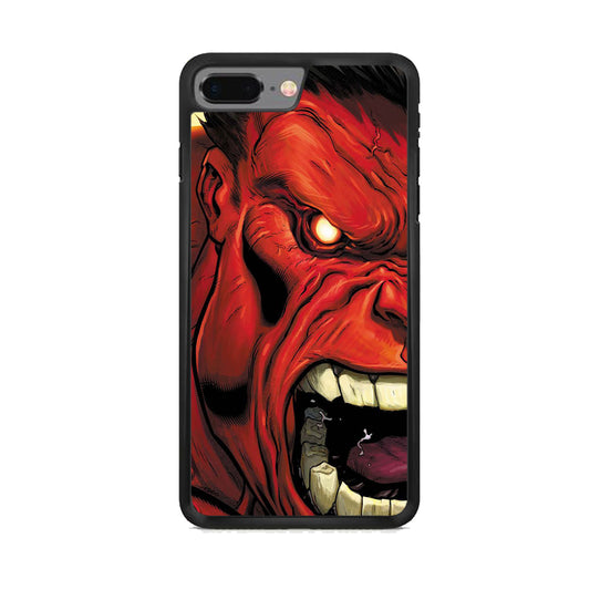 Hulk Red Half Face iPhone 7 Plus Case