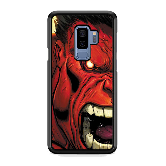 Hulk Red Half Face Samsung Galaxy S9 Plus Case