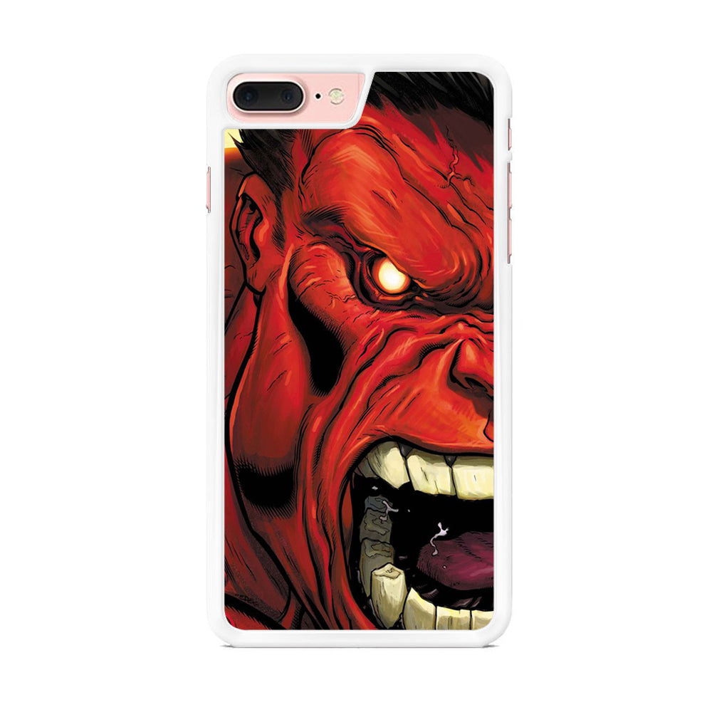 Hulk Red Half Face iPhone 7 Plus Case