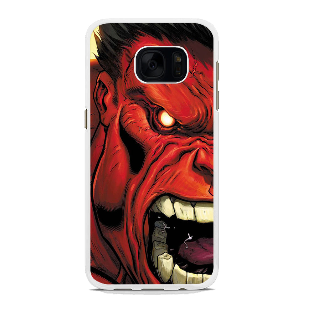 Hulk Red Half Face Samsung Galaxy S7 Case