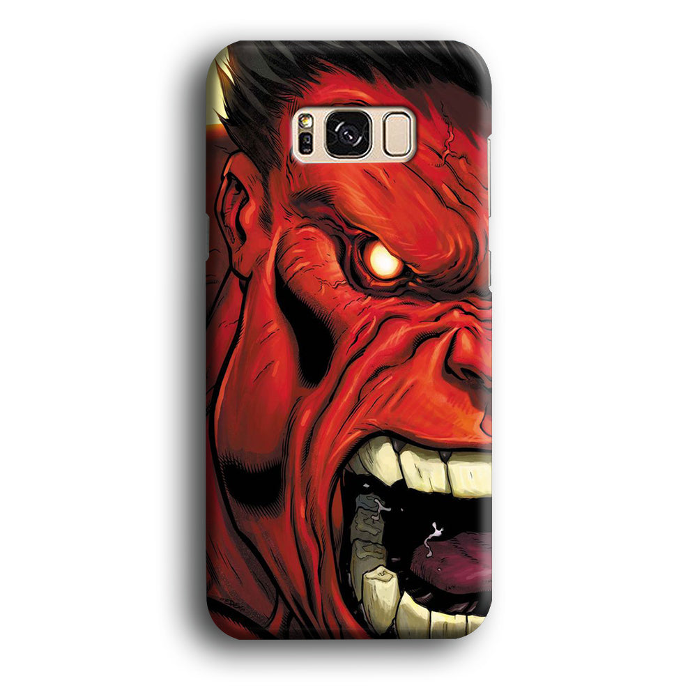 Hulk Red Half Face Samsung Galaxy S8 Case