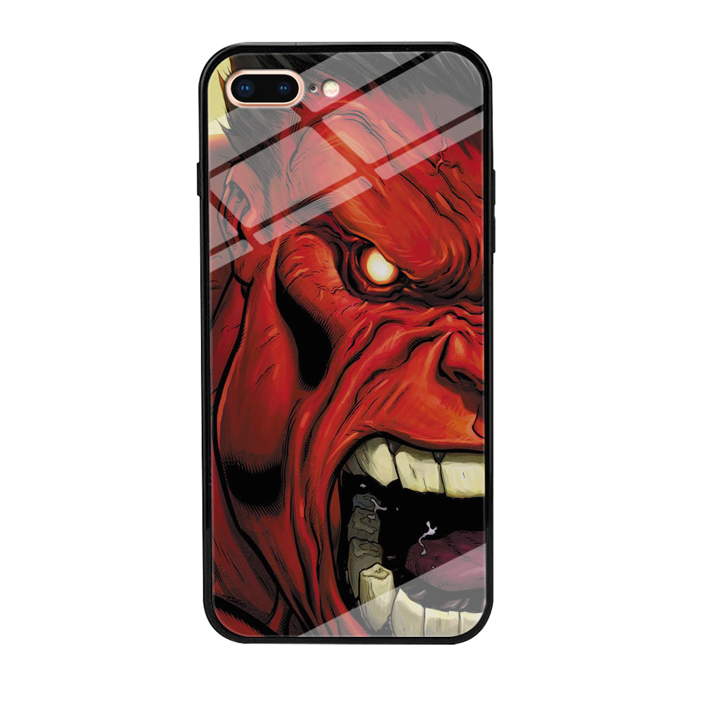 Hulk Red Half Face iPhone 7 Plus Case