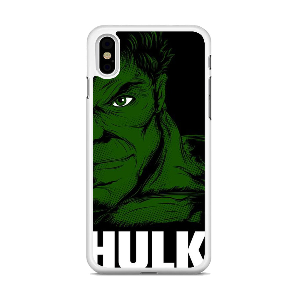 Hulk Word Cool Face iPhone XS MAX Case