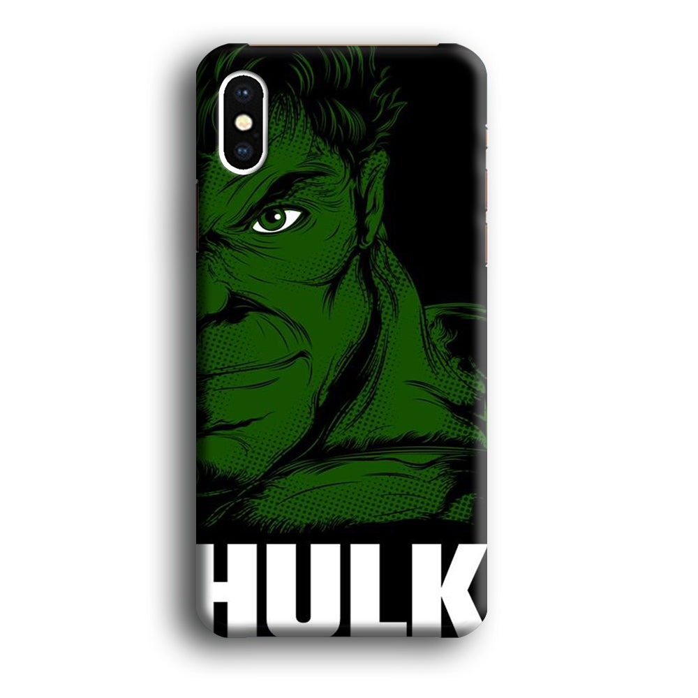 Hulk Word Cool Face iPhone XS MAX Case
