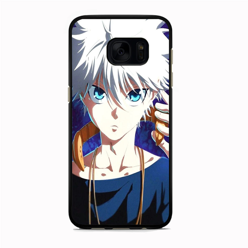 Hunter X Hunter Killua Close Up Samsung Galaxy S7 Edge Case
