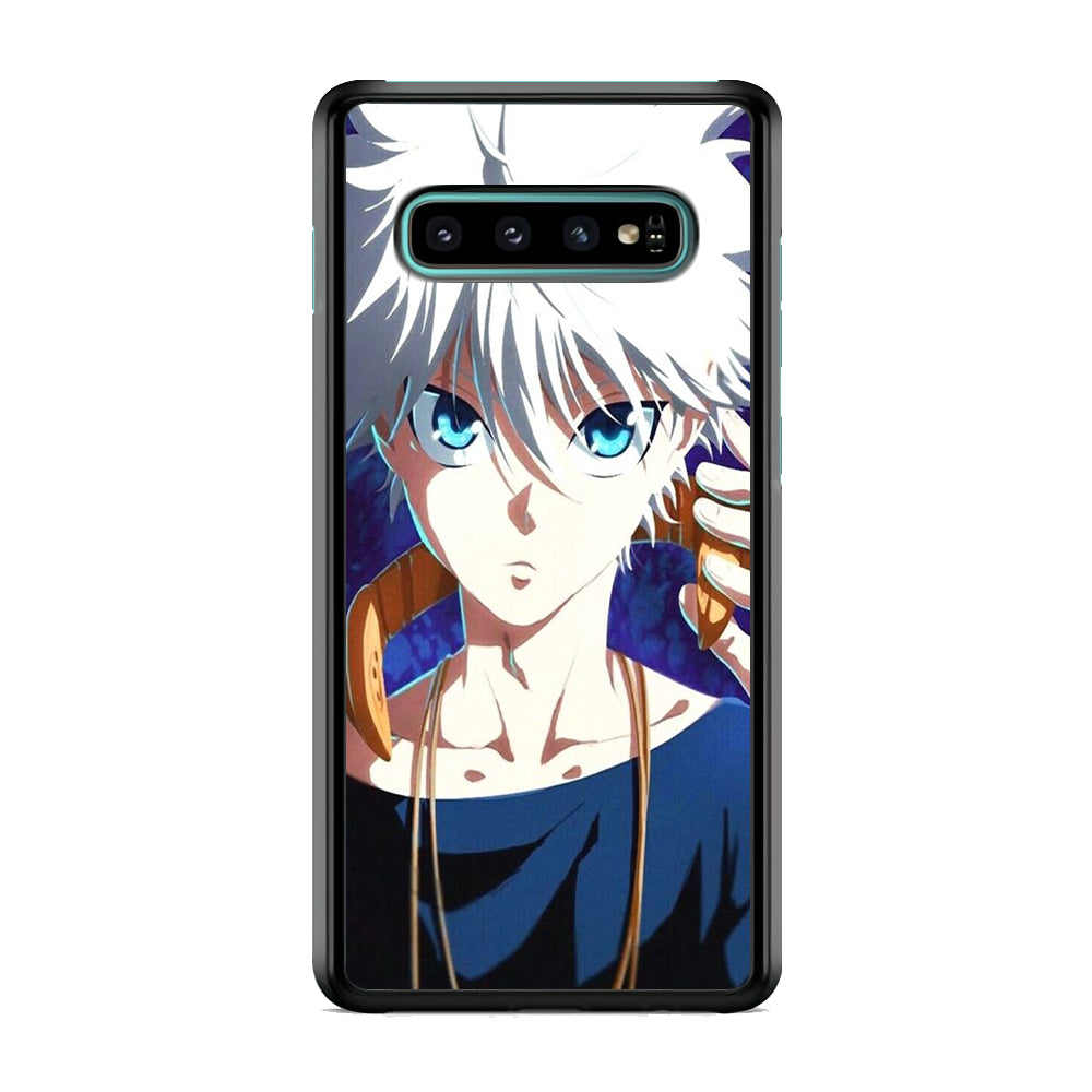Hunter X Hunter Killua Close Up Samsung Galaxy S10 Plus Case