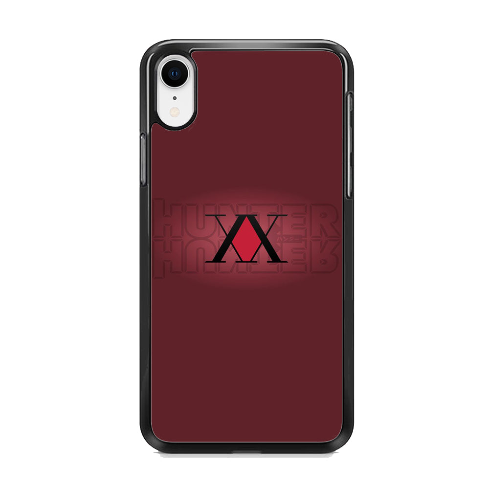 Hunter X Hunter Maroon Logo iPhone XR Case