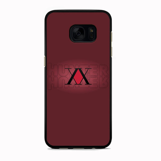 Hunter X Hunter Maroon Logo Samsung Galaxy S7 Case