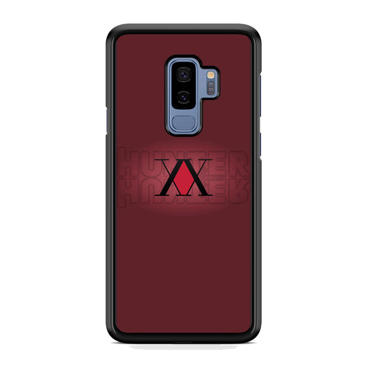 Hunter X Hunter Maroon Logo Samsung Galaxy S9 Plus Case