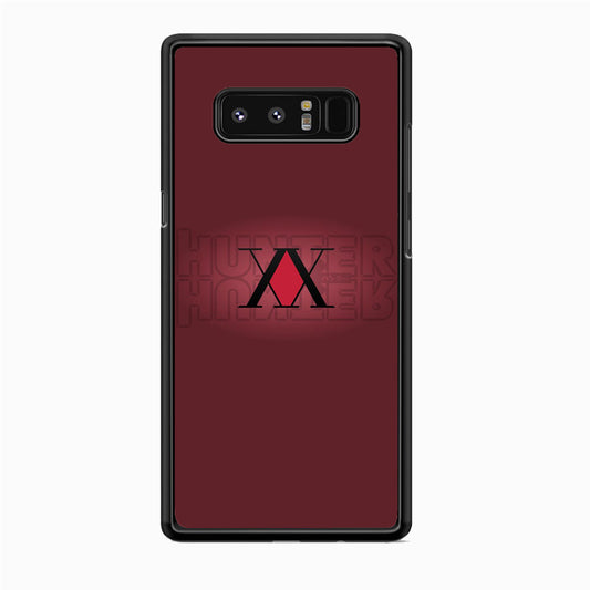 Hunter X Hunter Maroon Logo Samsung Galaxy Note 8 Case