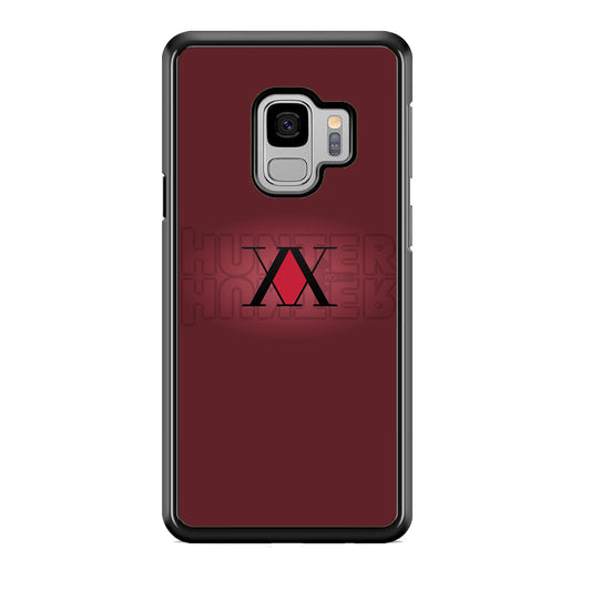 Hunter X Hunter Maroon Logo Samsung Galaxy S9 Case
