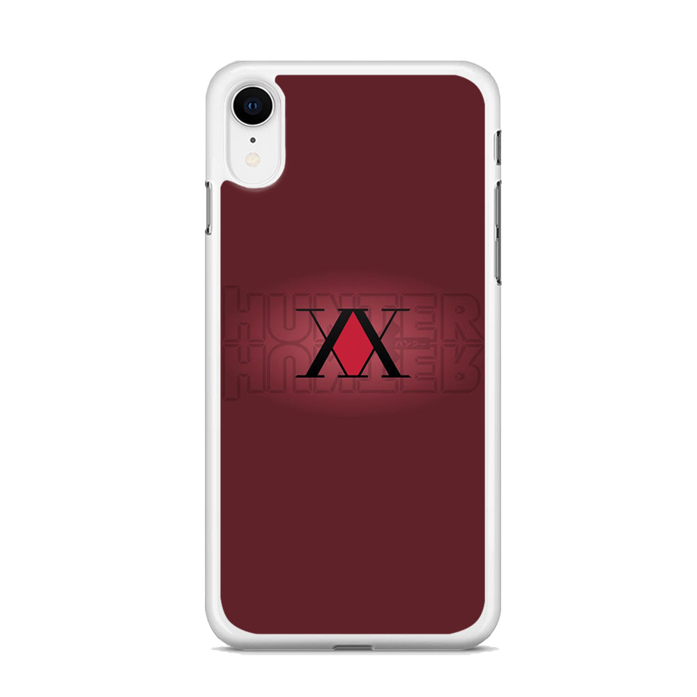 Hunter X Hunter Maroon Logo iPhone XR Case