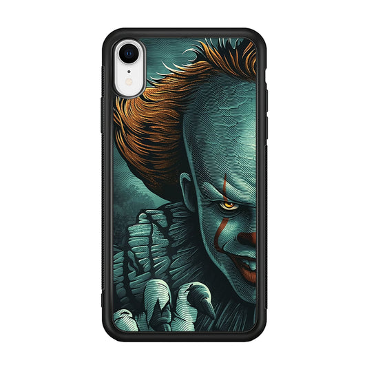 IT Half Face iPhone XR Case